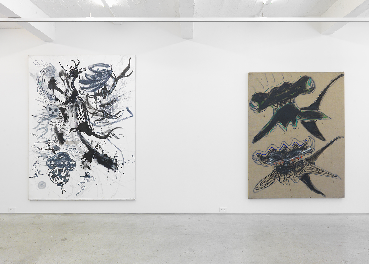 Installation view, Shadow Ballers, Magenta Plains, New York, NY, 2017