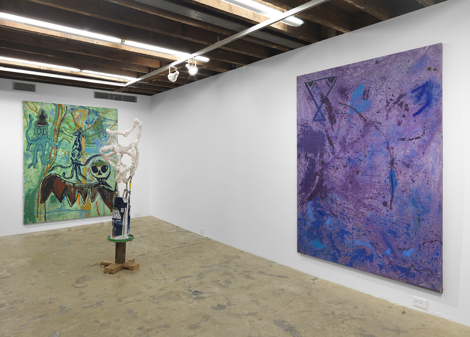 Installation view, Shadow Ballers, Magenta Plains, New York, NY, 2017