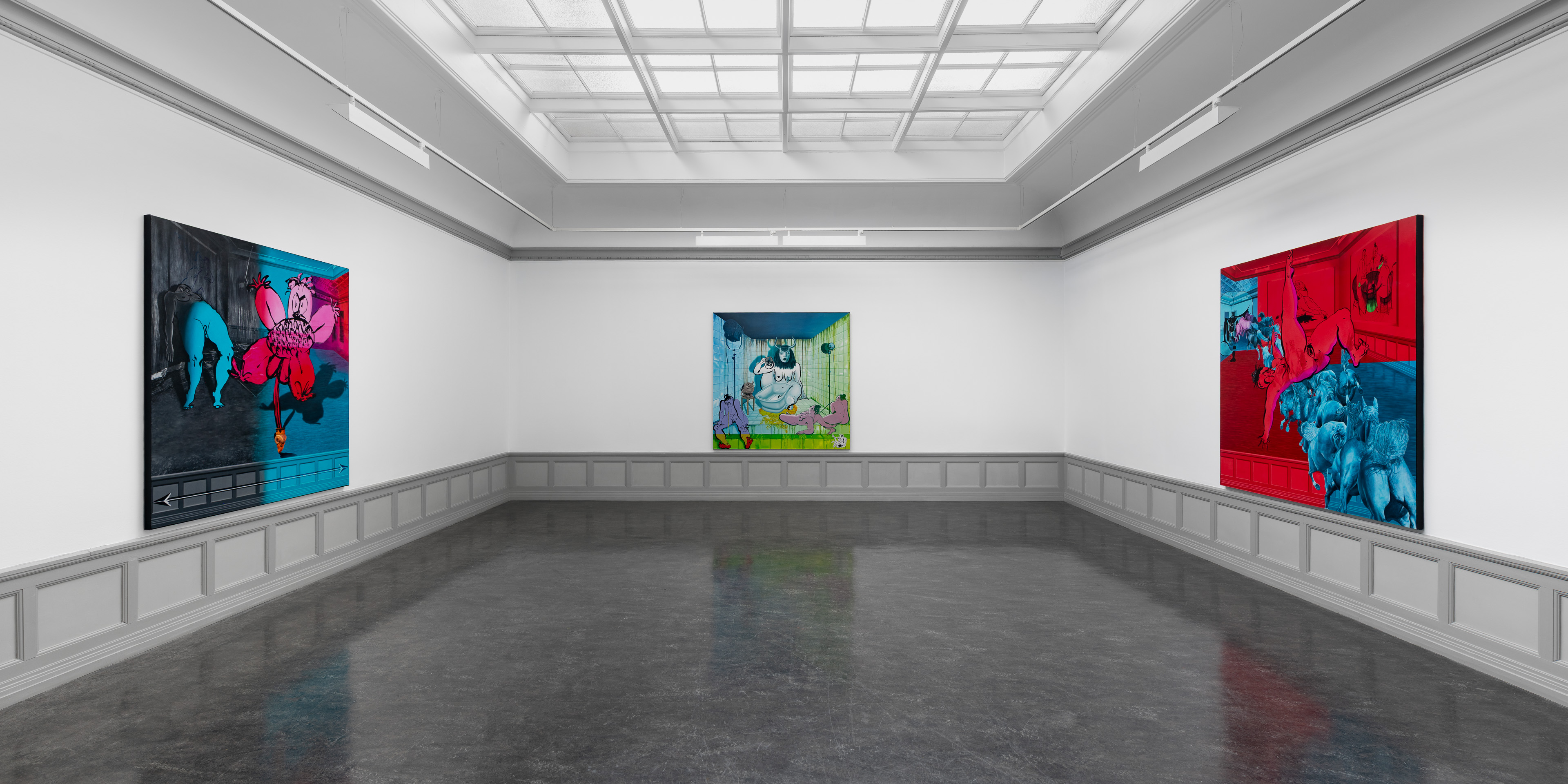 Installation view, Ebecho Muslimova: Fatebe Shadows, Kuntshall Stavanger, NO 2025. Photo: Erik Sæter Jørgensen. Image courtesy of Kunsthall Stavanger.