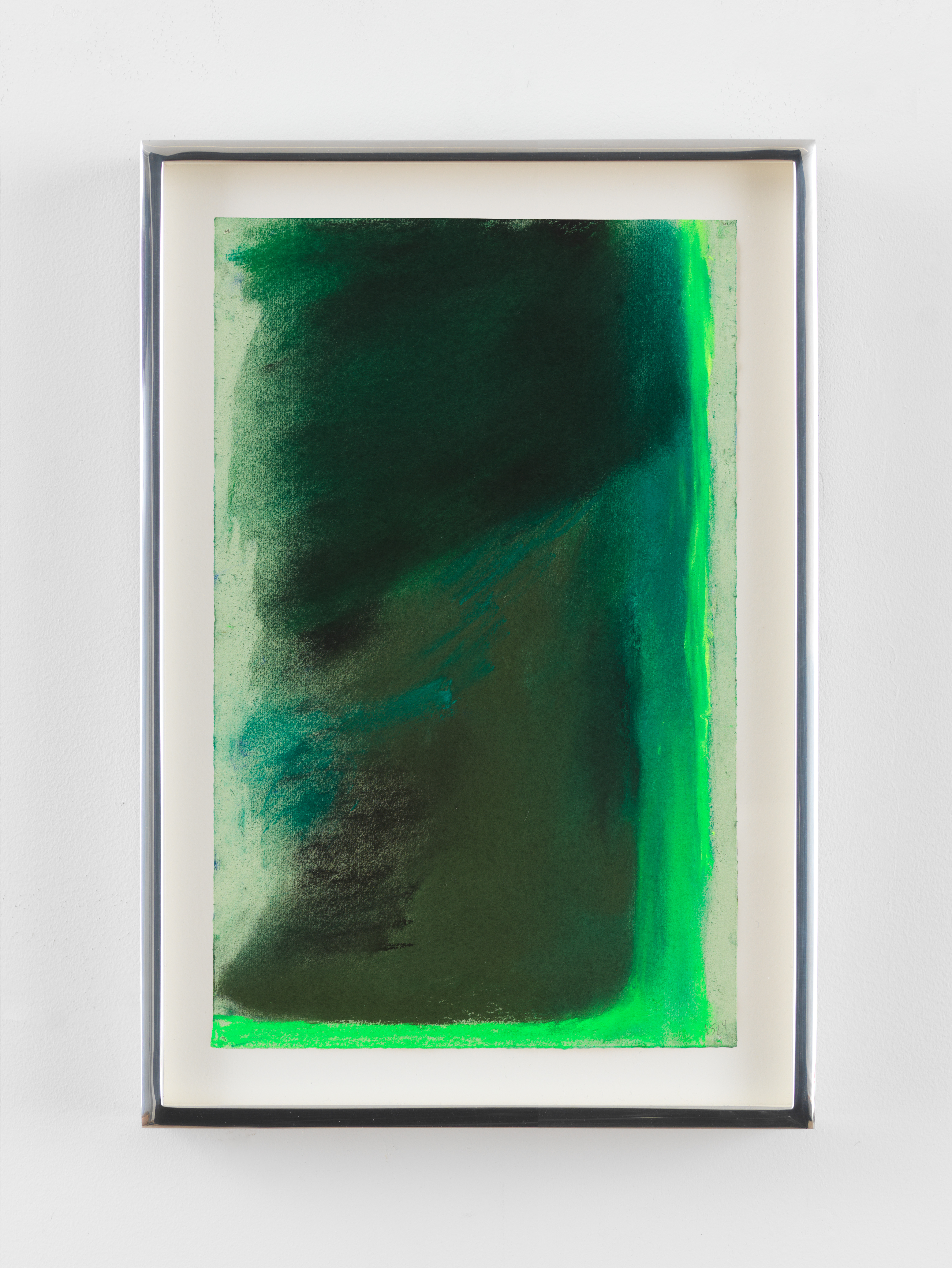 Jane Swavely, Untitled, 2024, Soft pastel on paper, 17 x 10 3/4 in.