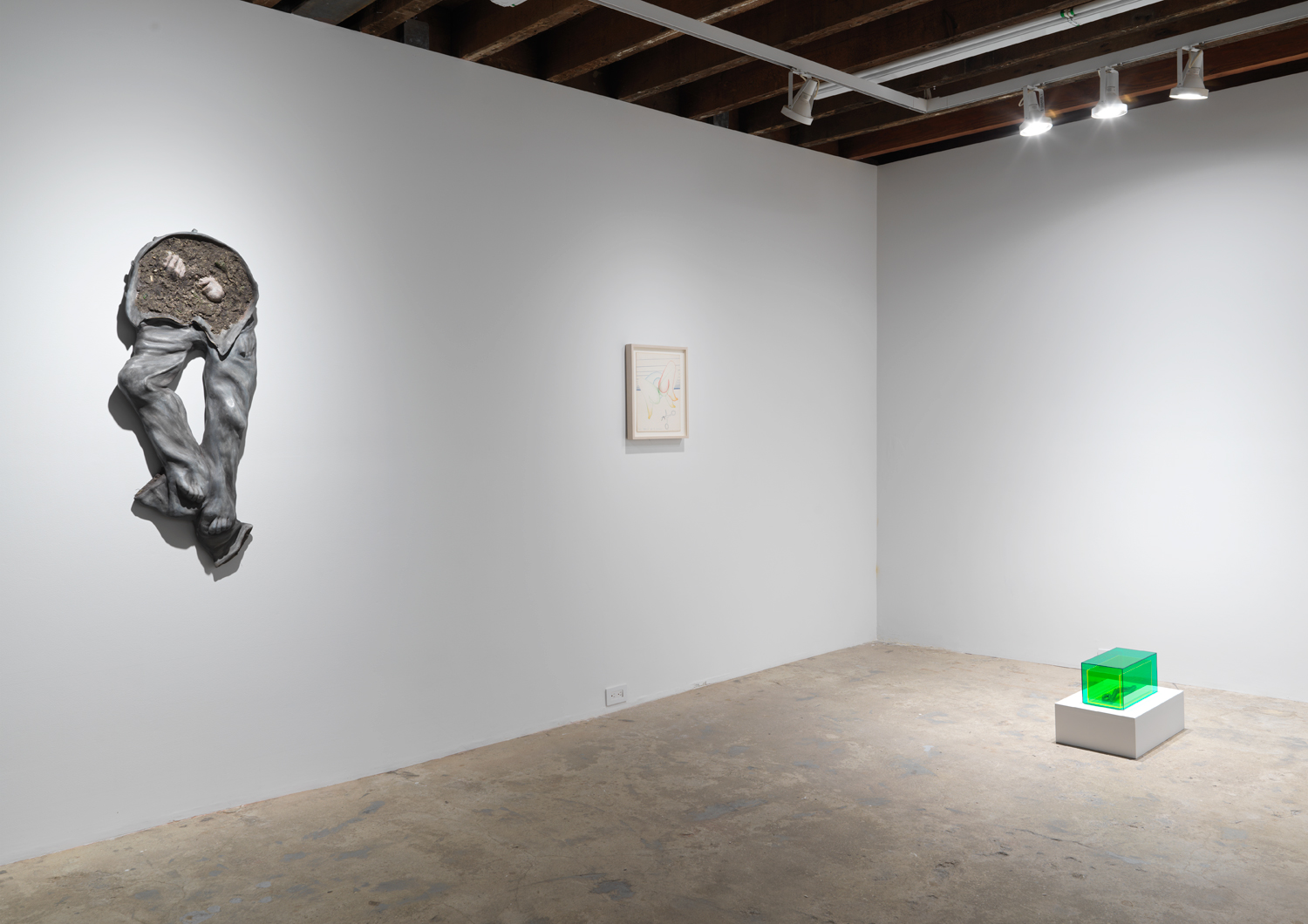 Installation view, A Detached Hand, organized by Nicole Will, Magenta Plains, New York, NY, 2019