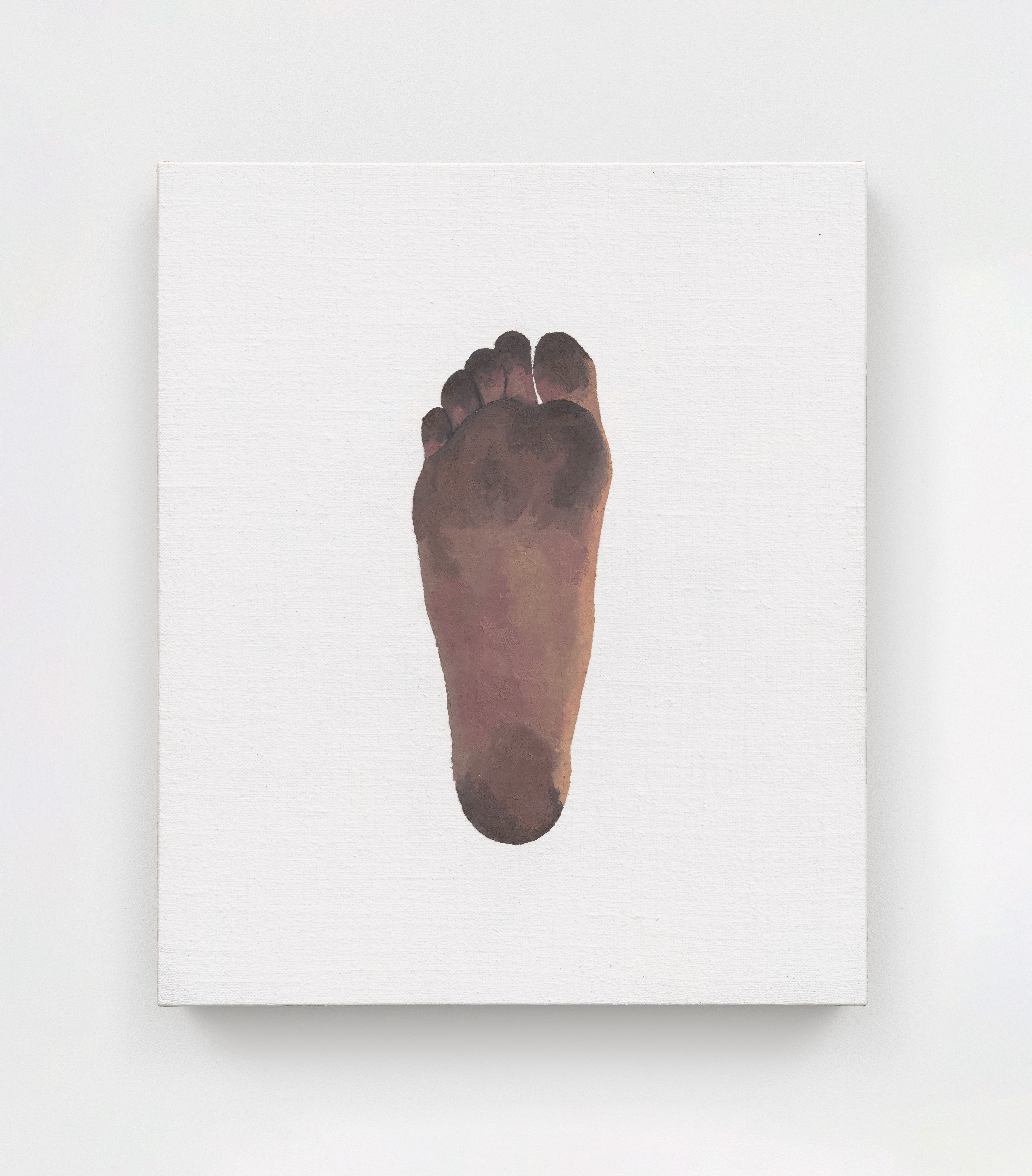 Alex Kwartler, Footprint, 2024, Oil on canvas, 18 x 15 in.