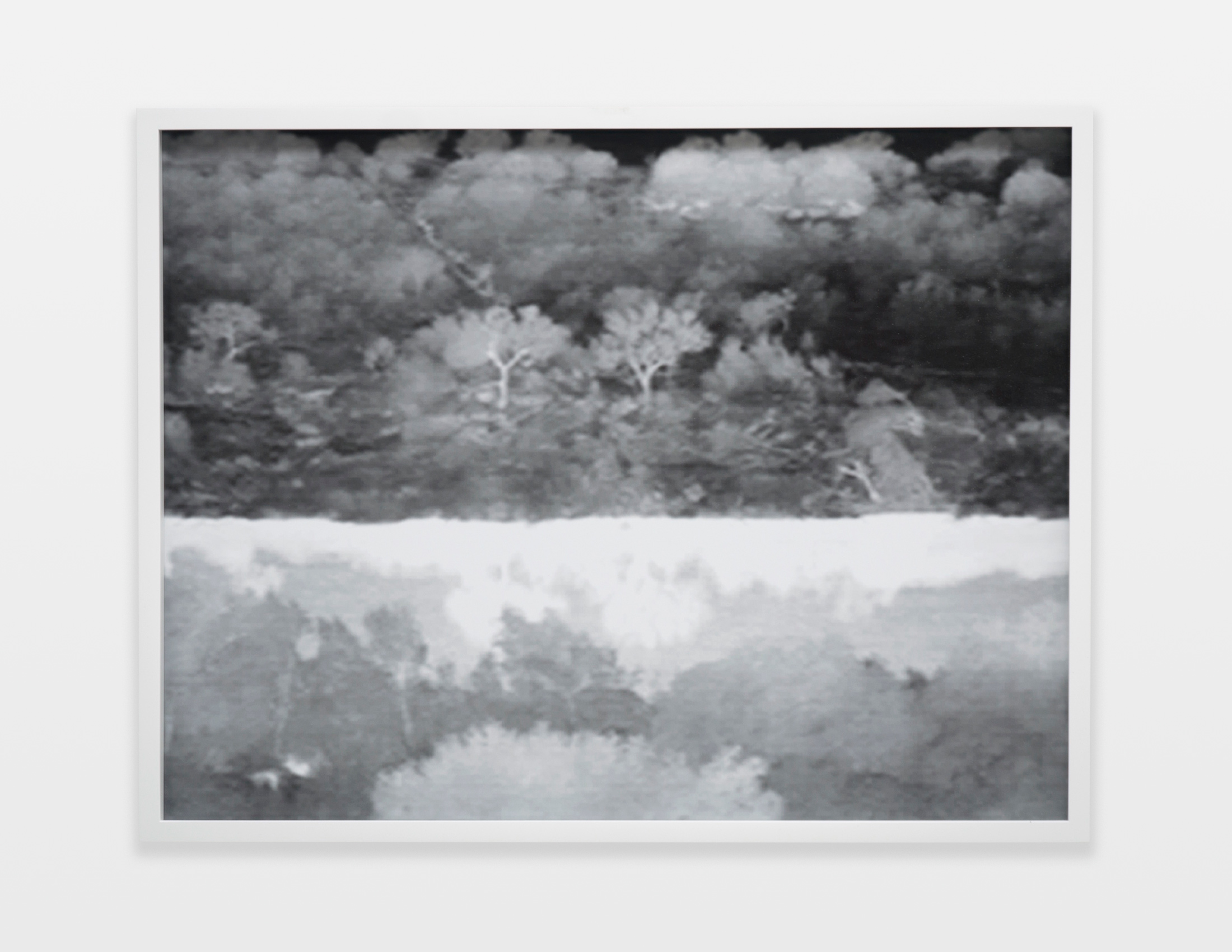 Barbara Ess, Reflection [Surveillance Series], 2011-2019, archival pigment print, 20.81h x 26.38w in.