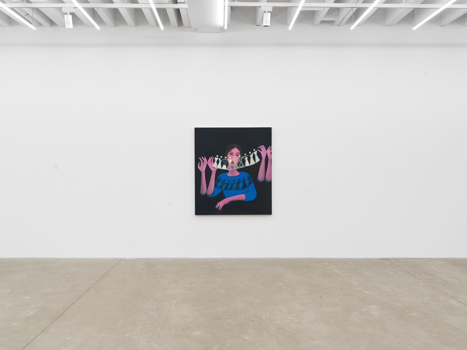 Installation view, Becky Kolsrud: Antechamber, Magenta Plains, New York, NY, 2026