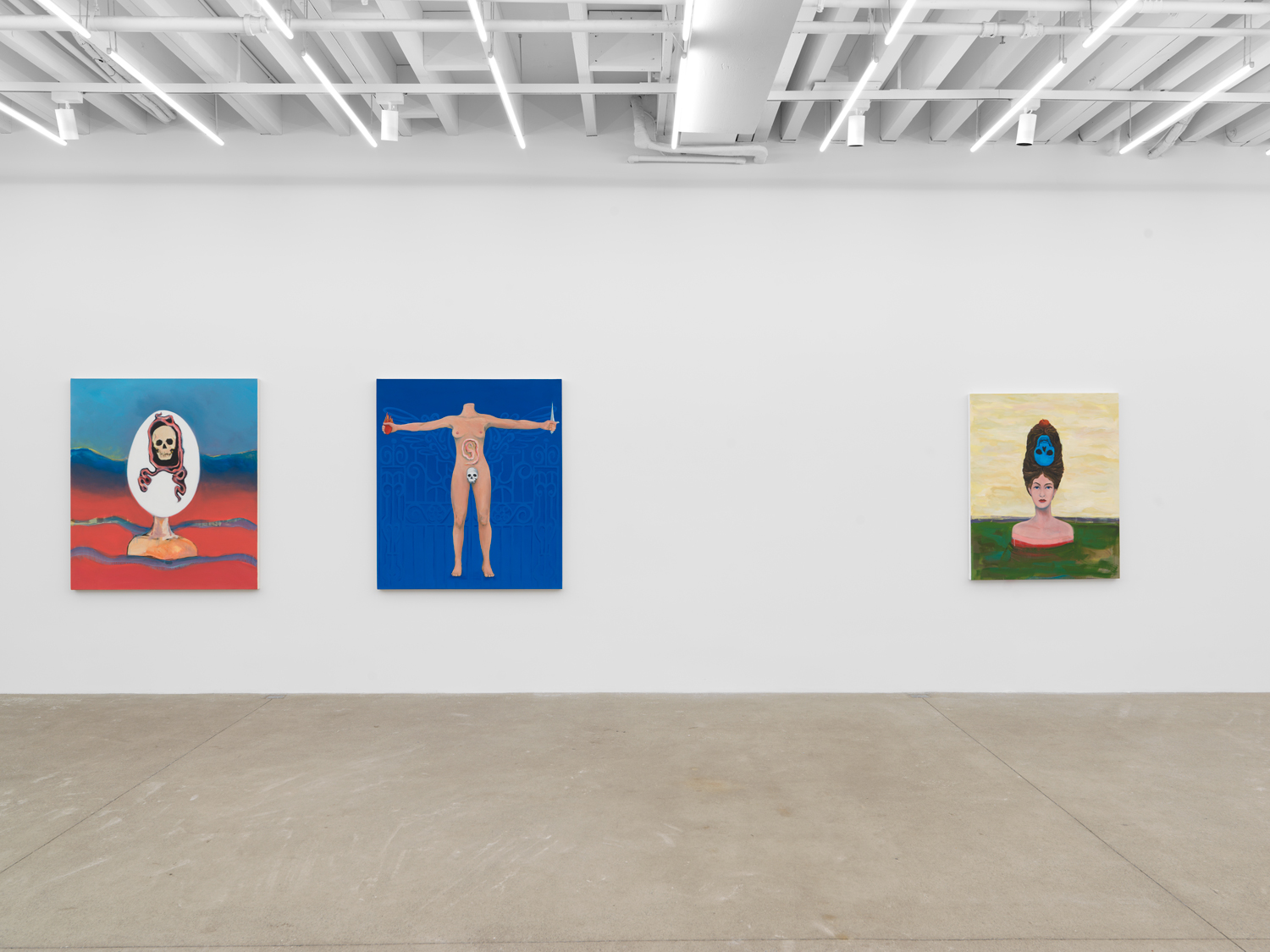 Installation view, Becky Kolsrud: Antechamber, Magenta Plains, New York, NY, 2026