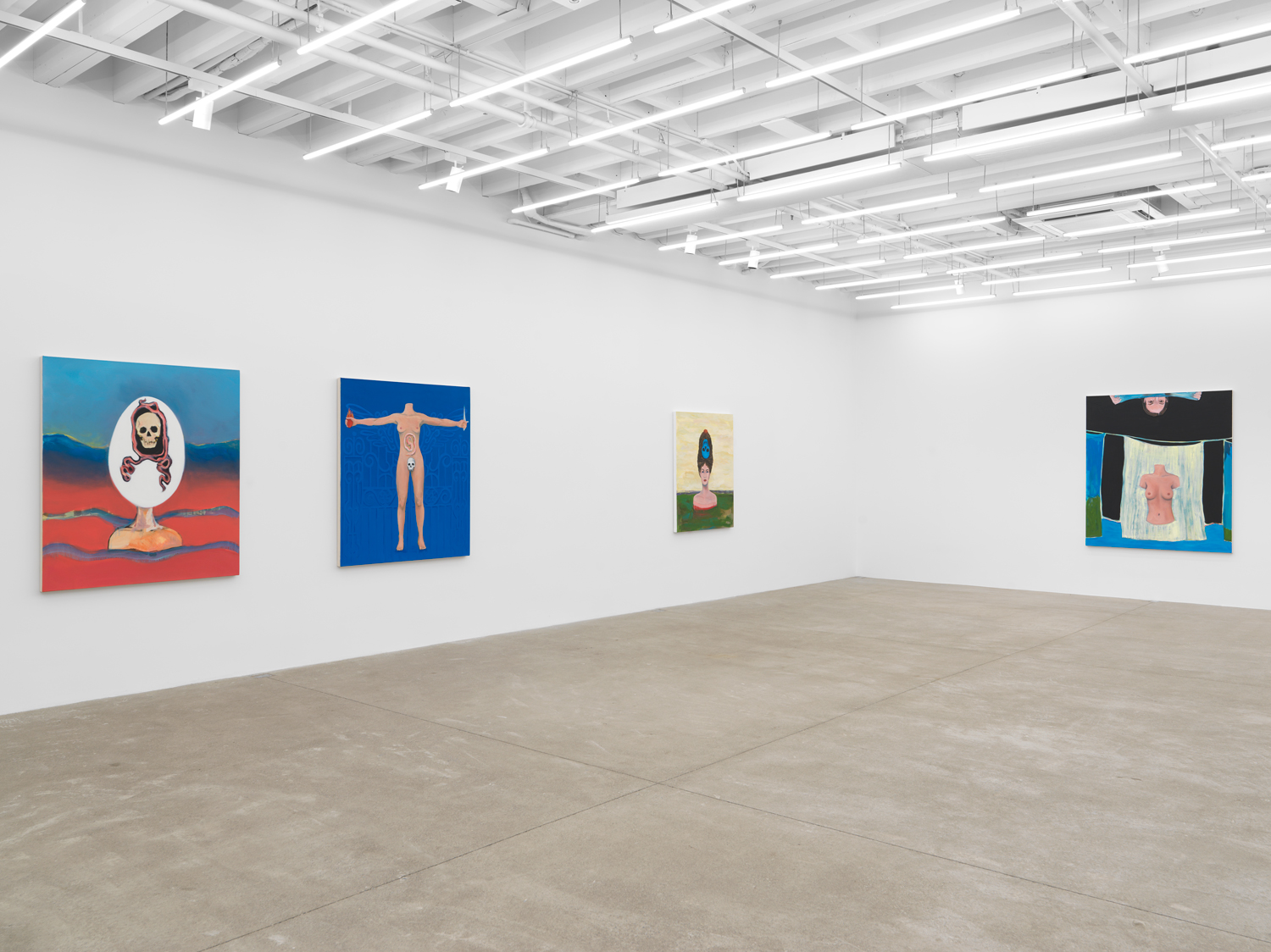 Installation view, Becky Kolsrud: Antechamber, Magenta Plains, New York, NY, 2026