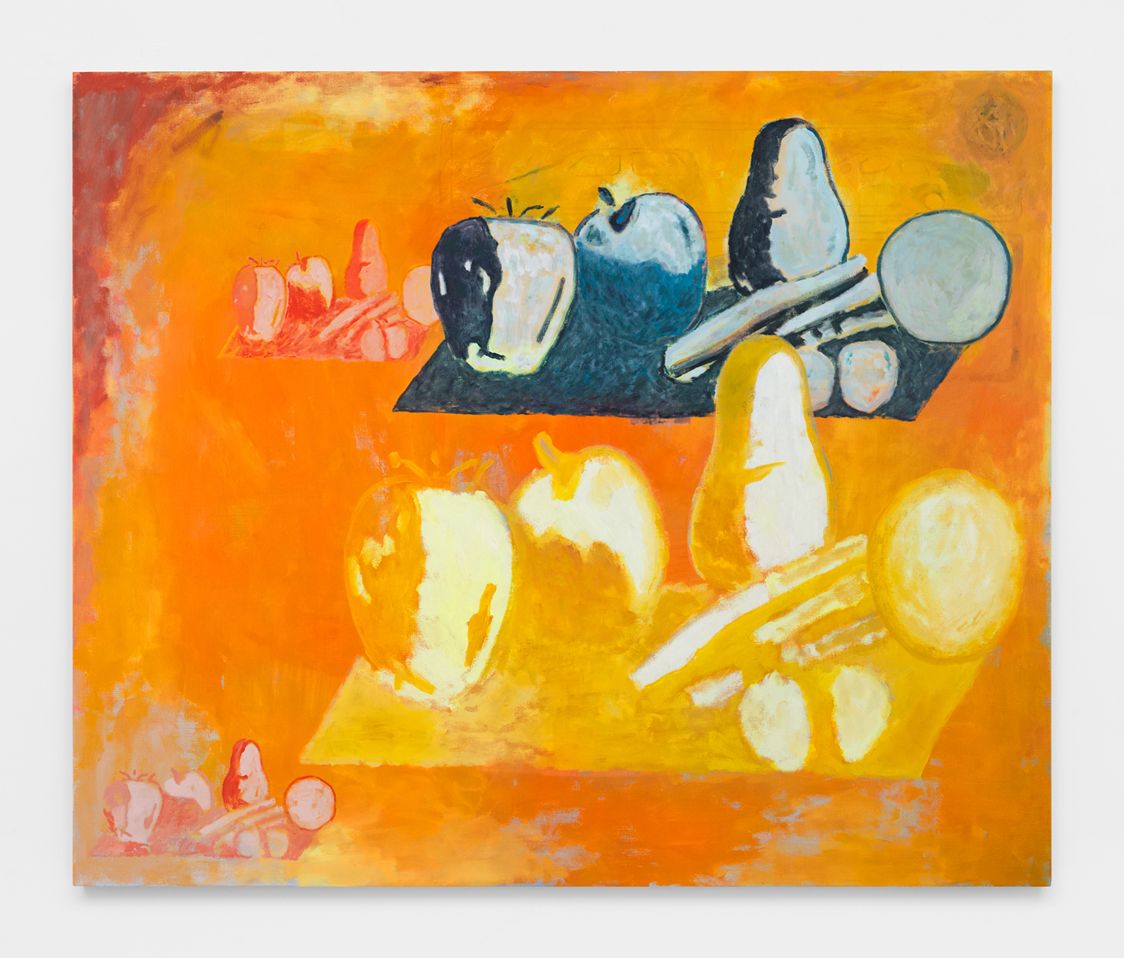Zach Bruder, Bounty, 2020, Acrylic and Flashe on Linen, 50h x 60w in.