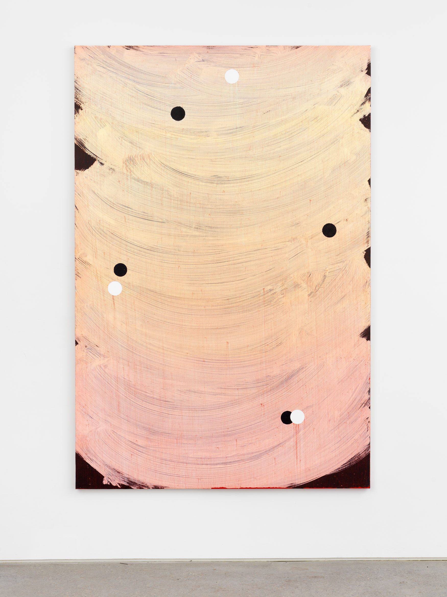 Alex Kwartler, Untitled (dawn), 2019, acrylic and oil on canvas, 72h x 48w in.