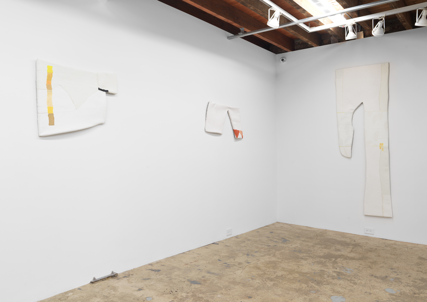 Installation view, Linnea Kniaz: Running Bond, Magenta Plains, New York, NY, 2019