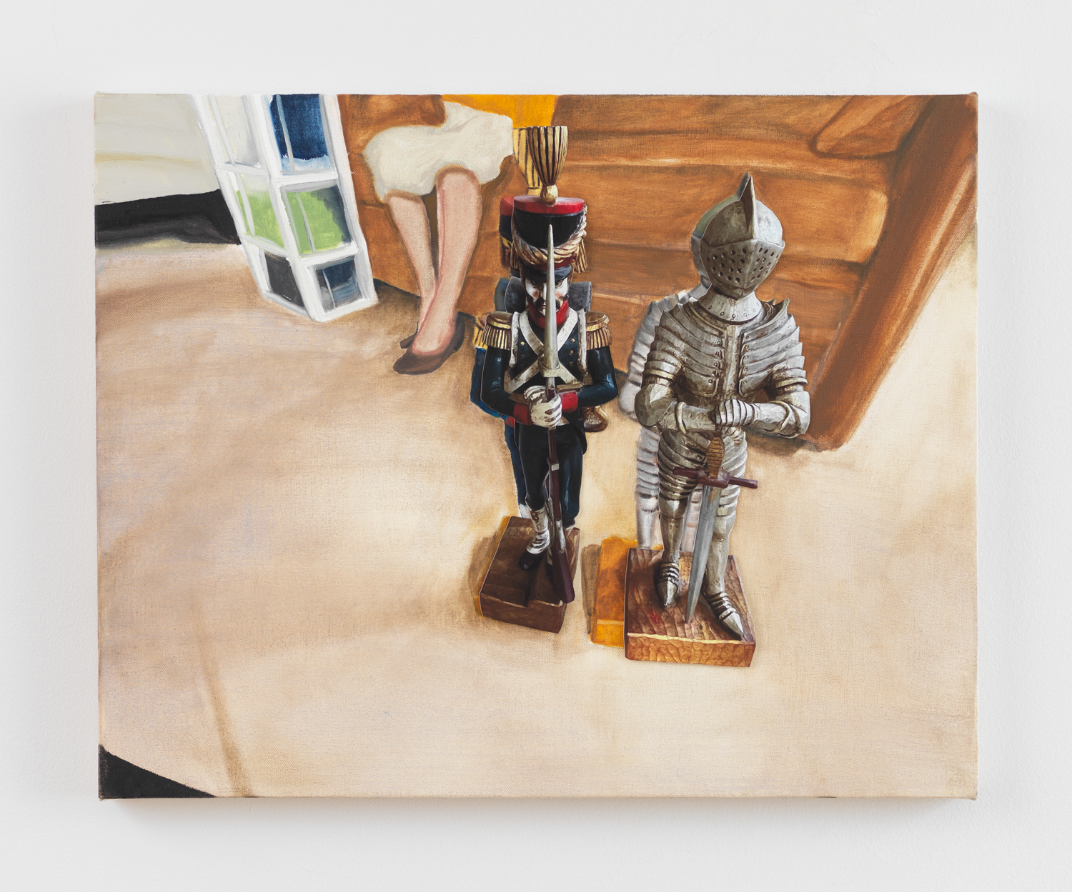 Matt Keegan, Army of Lovers, 2025, Oil and inkjet print on photo paper, adhered with beva-gel on canvas, 16 x 20 in.