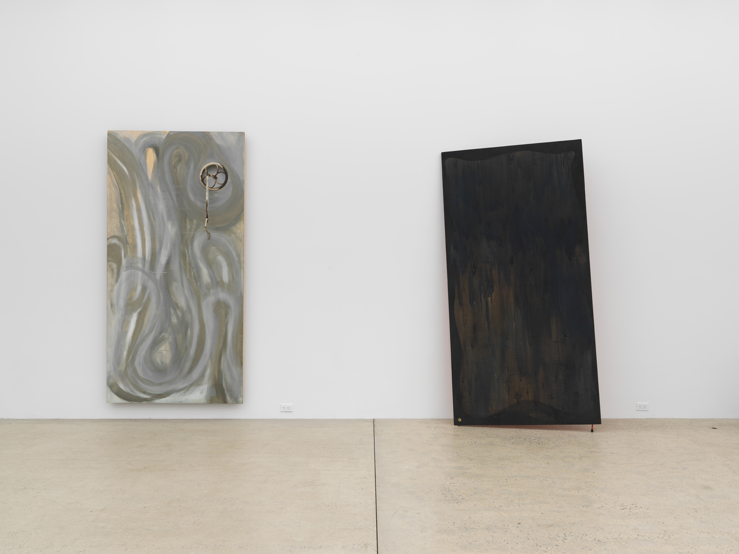 Installation view, Moira Dryer: Perpetual Painting, Magenta Plains, New York, NY, 2025