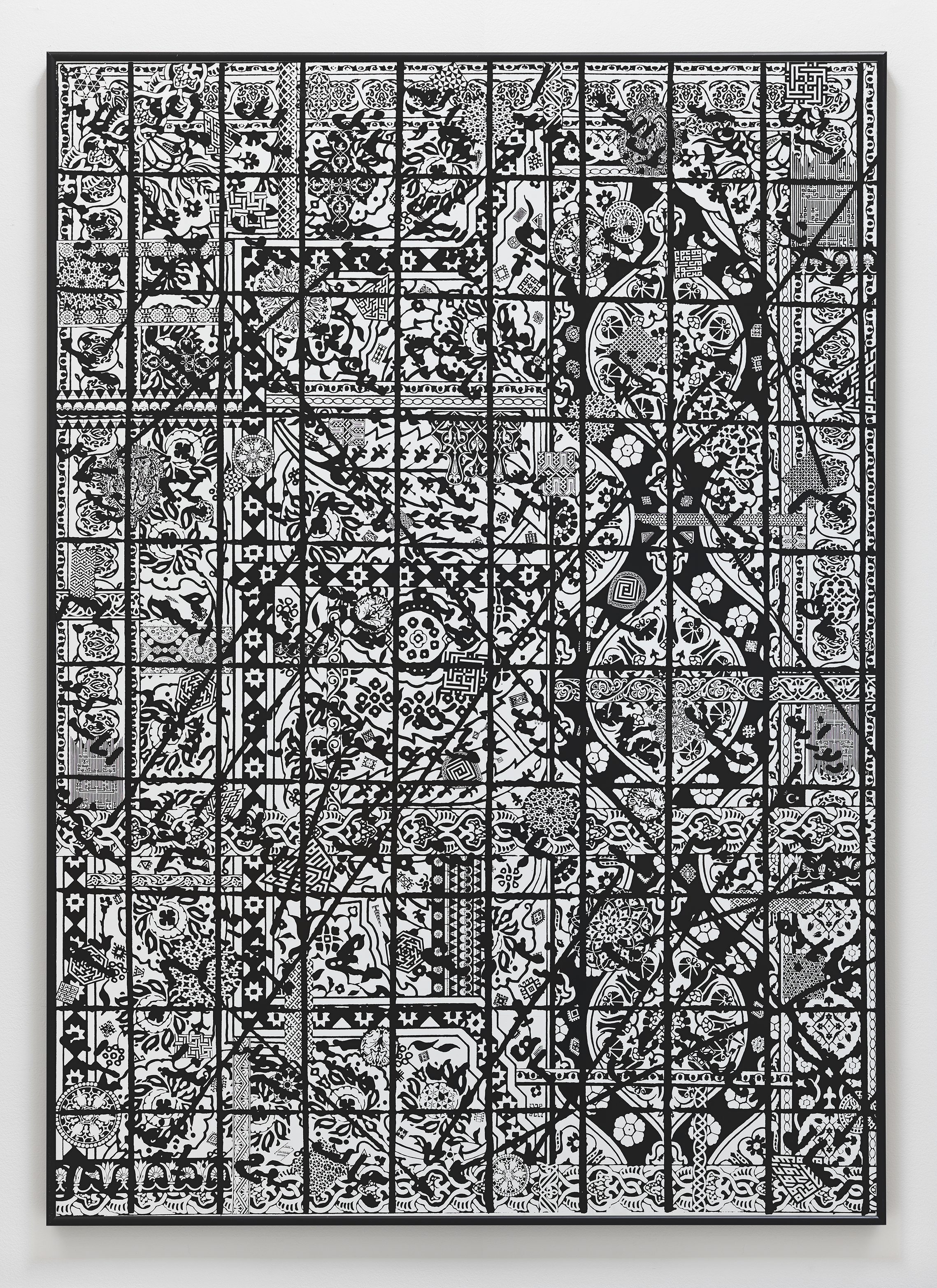 Peter Nagy, Fundamentalist Décor, 1990, Enamel on steel, 67h x 48w in., A.P., Edition of 3