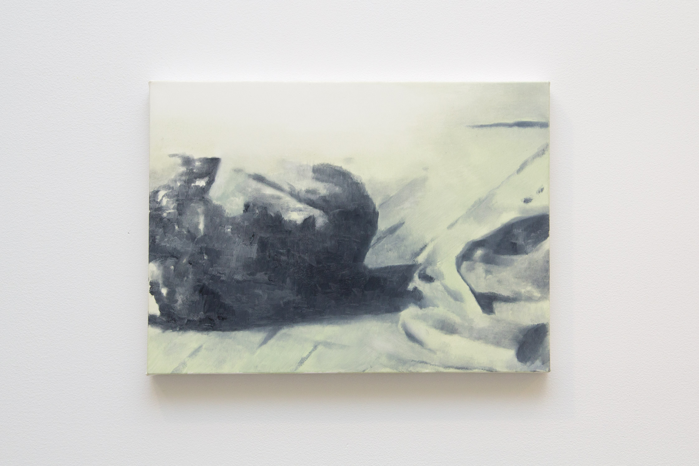 Lucien Smith, Untitled 003 (Joseph Beuys), 2017, oil on linen, 13.25h x 10w in.