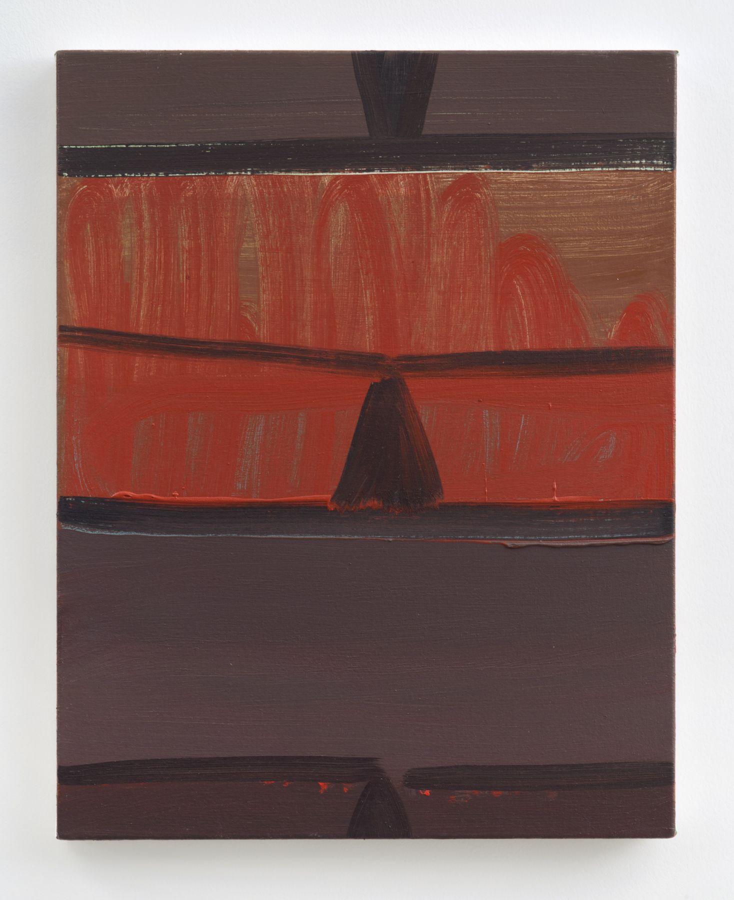 Robert Bordo, Split, 2017, oil on canvas, 28h x 22w in.